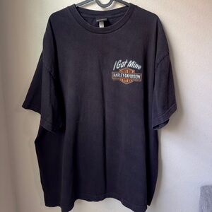 Harley-Davidson Black Short Sleeve Tee (Horny Toad)